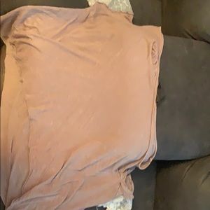 crop top with lace sleves